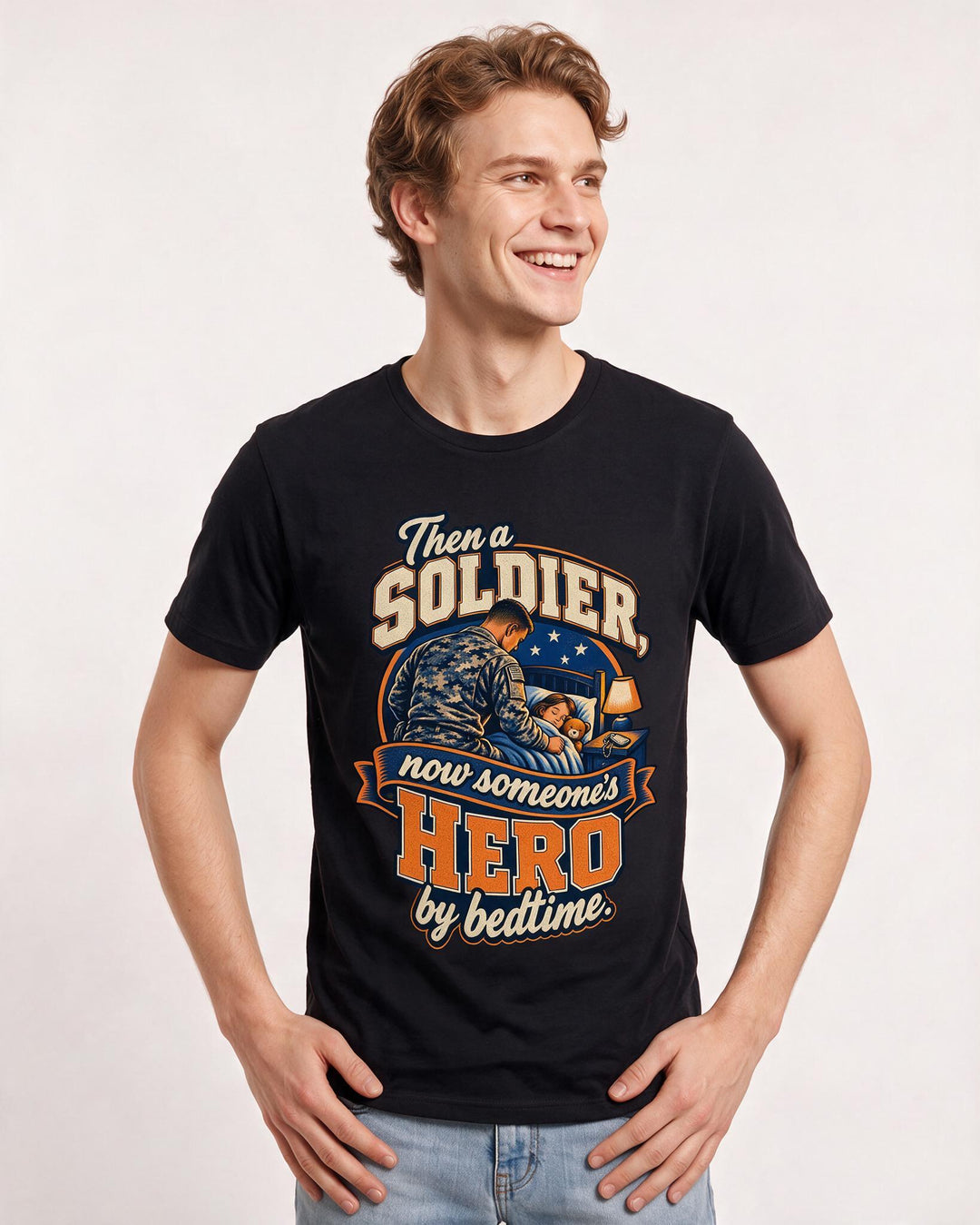Veteran Black T-Shirt for Men – Everyday Expression Graphic Tee product image 1