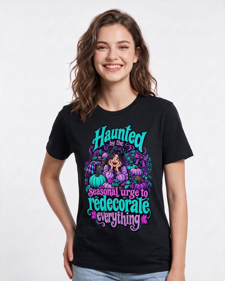 Halloween Black T-Shirt for Women – Halloween Theme Graphic Tee product image 1
