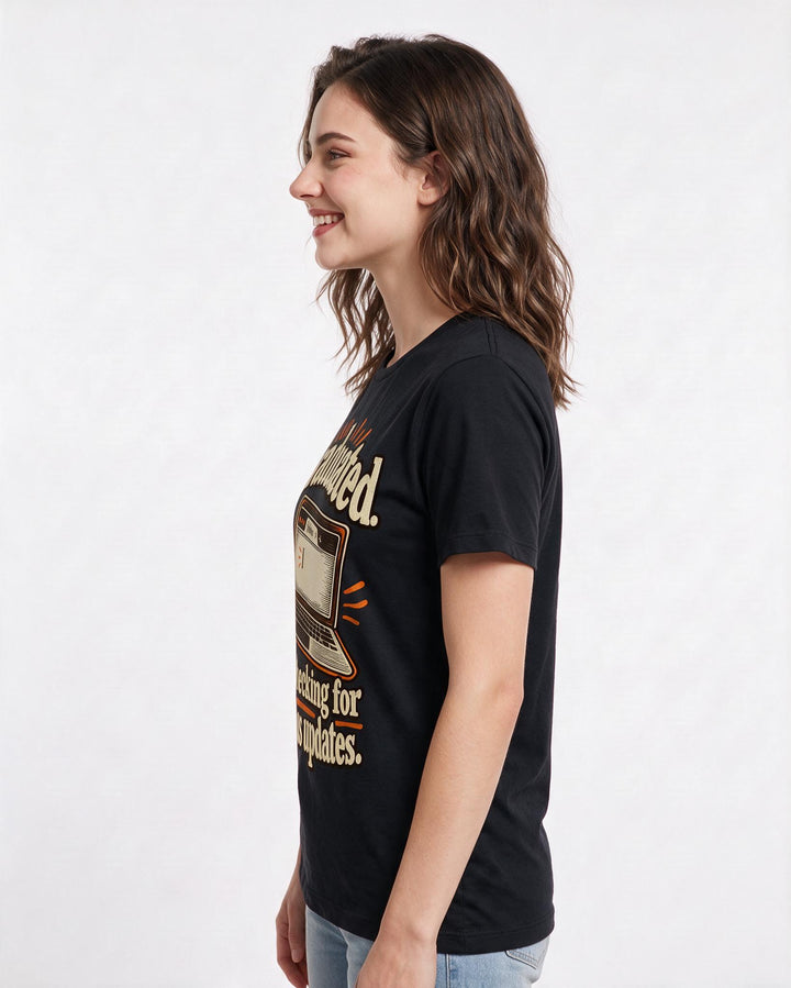 Graduation Black T-Shirt for Women – Everyday Expression Graphic Tee product image 2