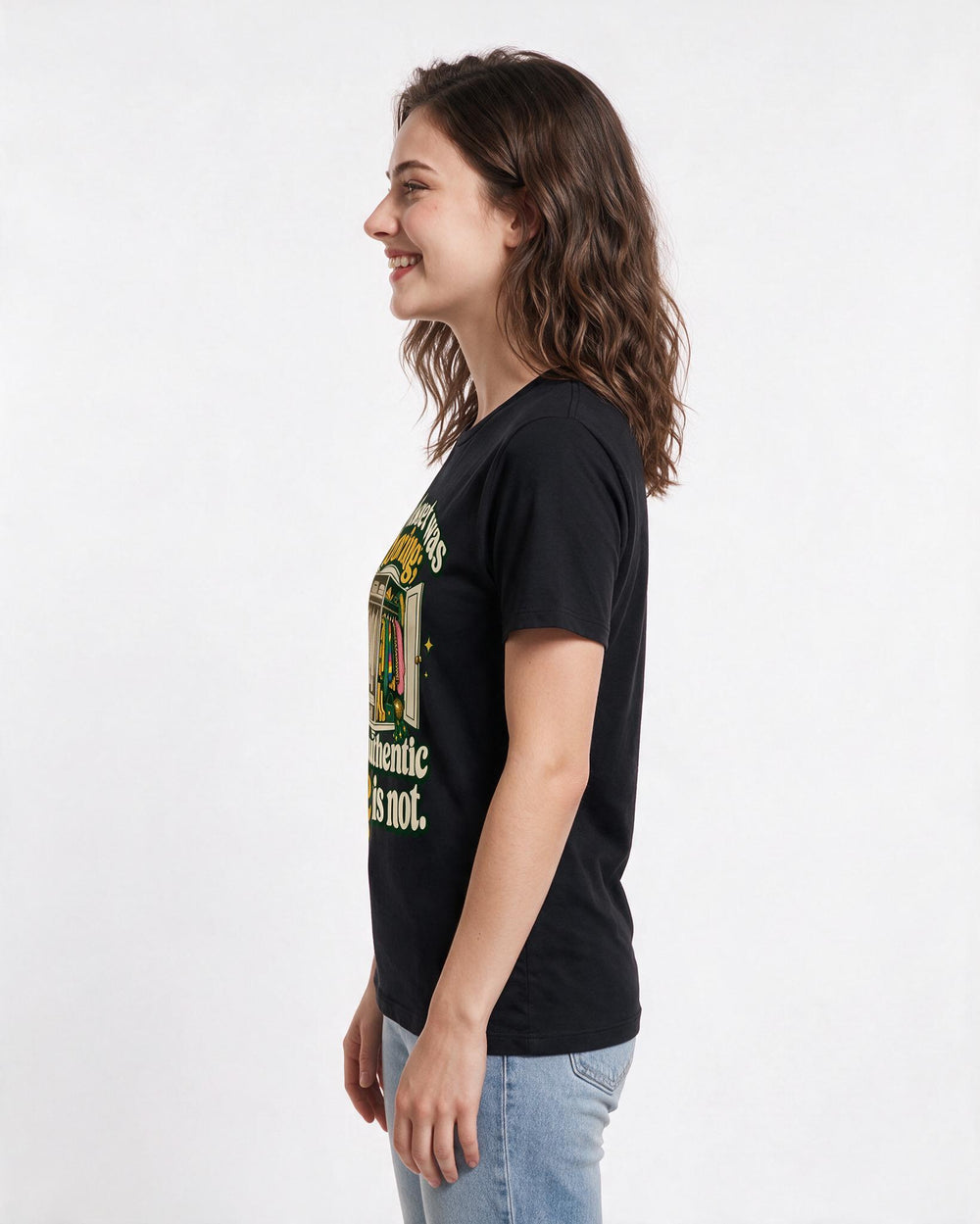 Pride Black T-Shirt for Women – Everyday Expression Graphic Tee product image 2