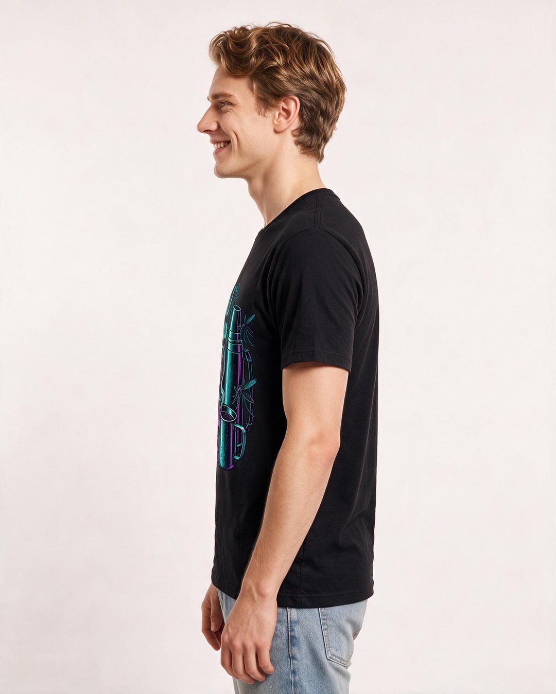 Hunting Black T-Shirt for Men – Everyday Expression Graphic Tee product image 2