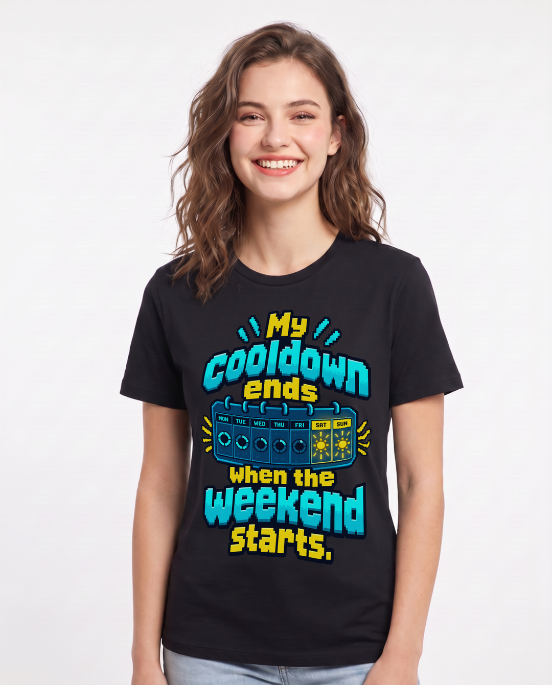 Gaming Black T-Shirt for Women – Game Night Graphic Tee product image 3