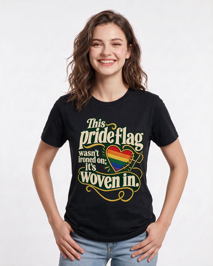 Pride Black T-Shirt for Women – Everyday Expression Graphic Tee product image 1