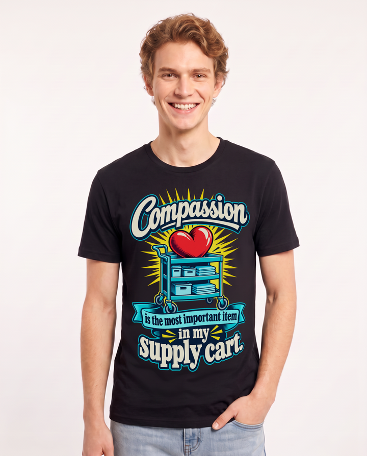 Nurse Black T-Shirt for Men – Nursing Life Graphic Tee product image 3