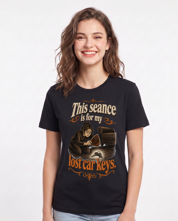 Halloween Black T-Shirt for Women – Halloween Theme Graphic Tee product image 3