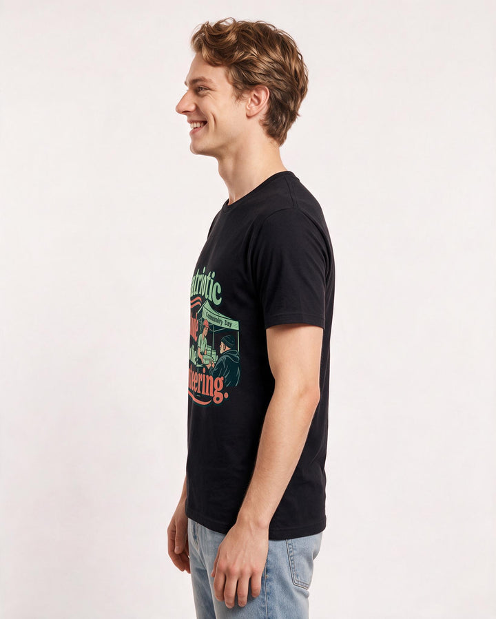 Patriotic Black T-Shirt for Men – Everyday Expression Graphic Tee product image 2