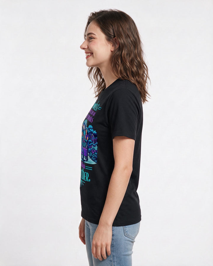 Patriotic Black T-Shirt for Women – Everyday Expression Graphic Tee product image 2