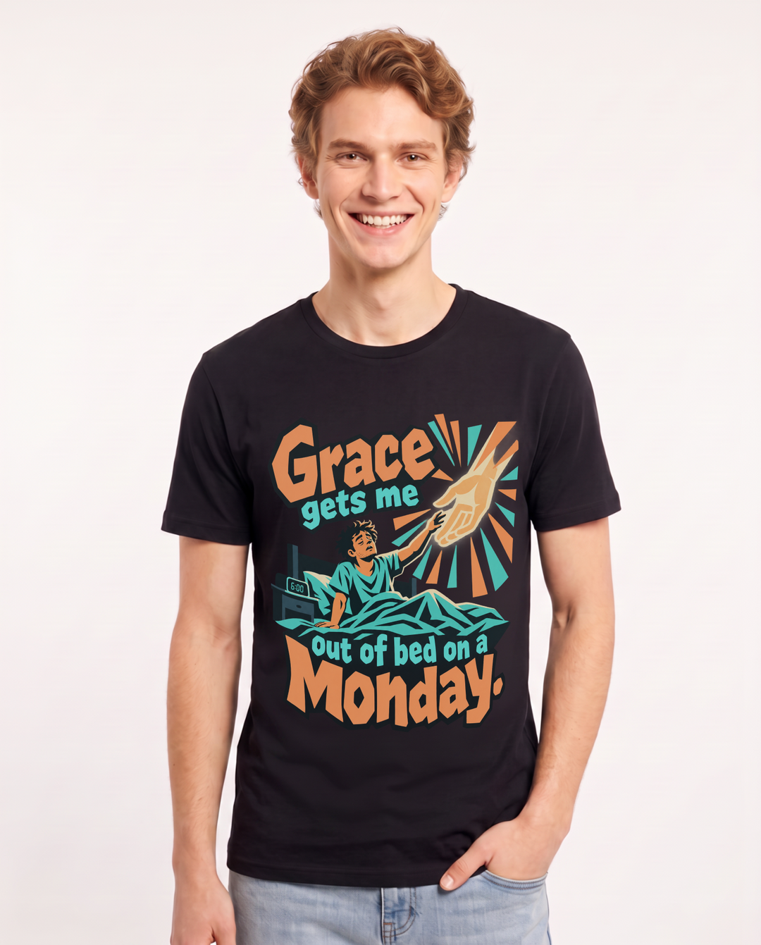 Christian Faith Black T-Shirt for Men – Everyday Expression Graphic Tee product image 3
