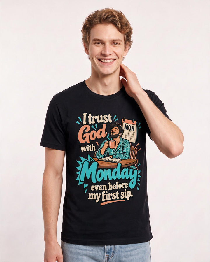 Christian Faith Black T-Shirt for Men – Everyday Expression Graphic Tee product image 1