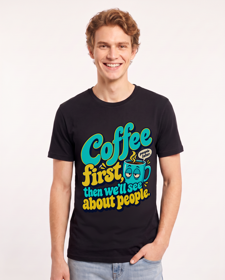 Mom Black T-Shirt for Men – Everyday Expression Graphic Tee product image 3