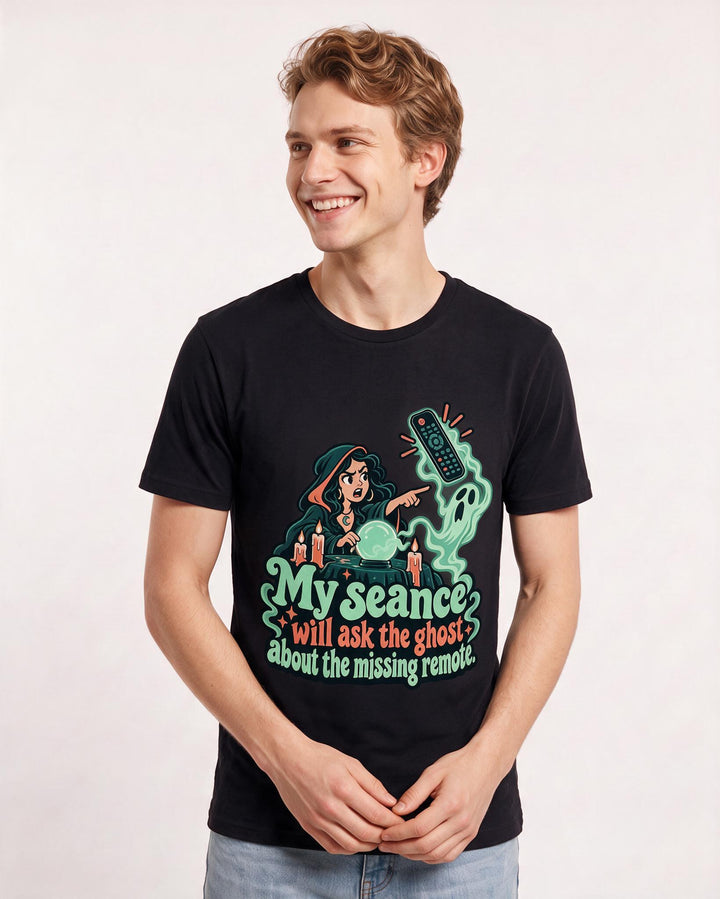 Halloween Black T-Shirt for Men – Halloween Theme Graphic Tee product image 1