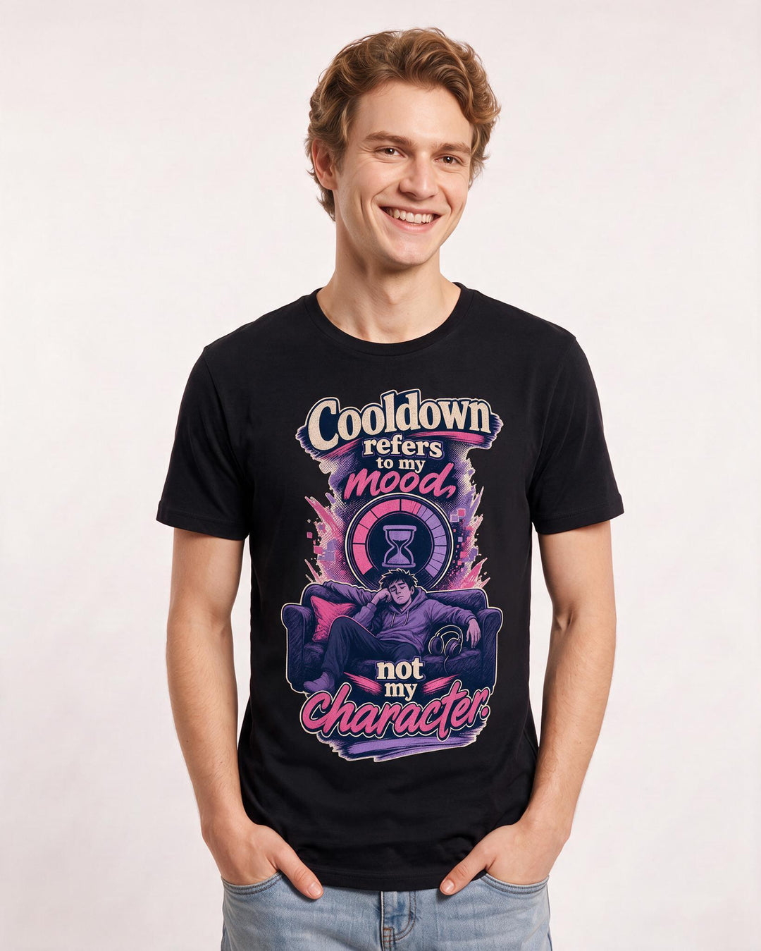 Gaming Black T-Shirt for Men – Game Night Graphic Tee product image 1