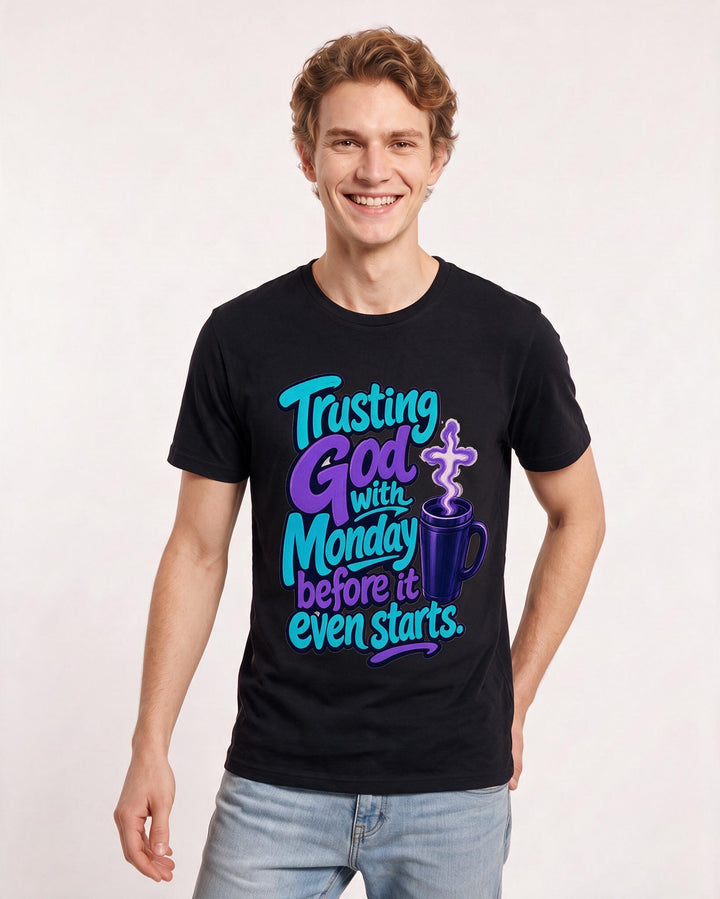 Christian Faith Black T-Shirt for Men – Everyday Expression Graphic Tee product image 1