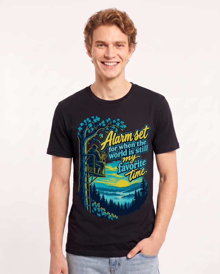 Hunting Black T-Shirt for Men – Everyday Expression Graphic Tee product image 3