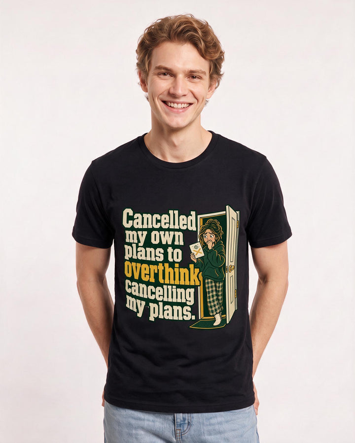 Meme Black T-Shirt for Men – Everyday Expression Graphic Tee product image 1