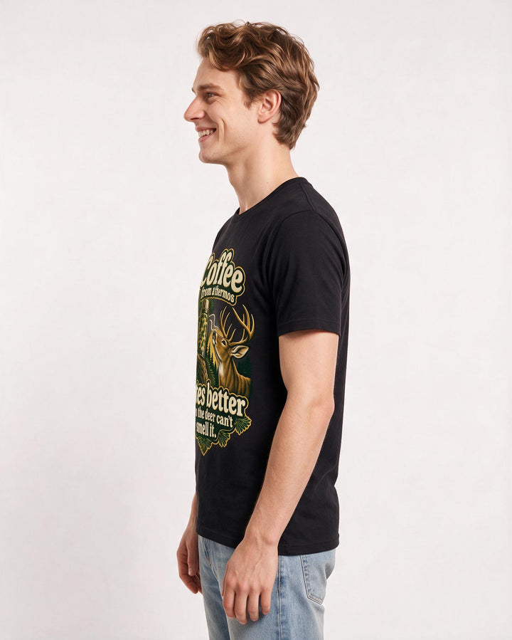 Hunting Black T-Shirt for Men – Everyday Expression Graphic Tee product image 2