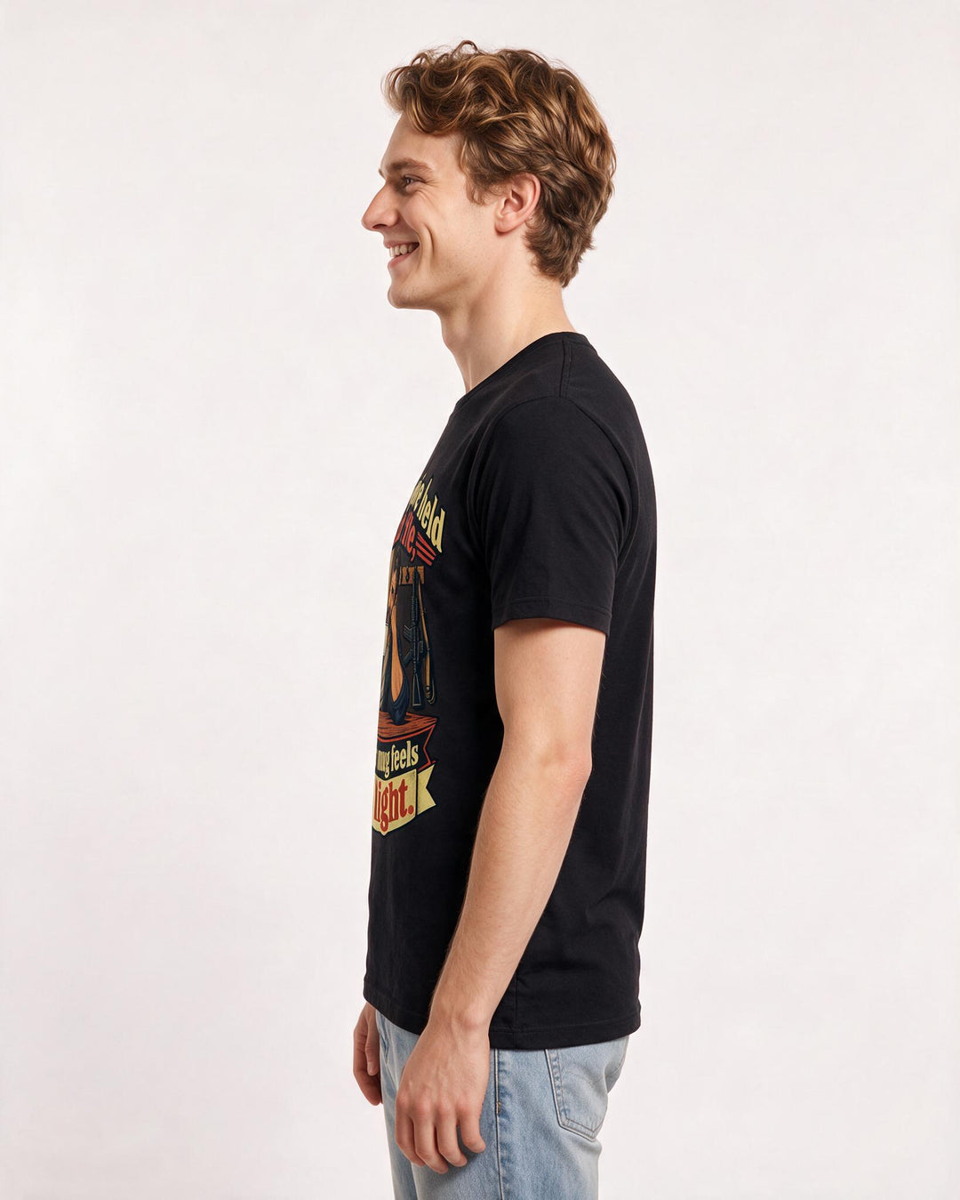 Veteran Black T-Shirt for Men – Everyday Expression Graphic Tee product image 2