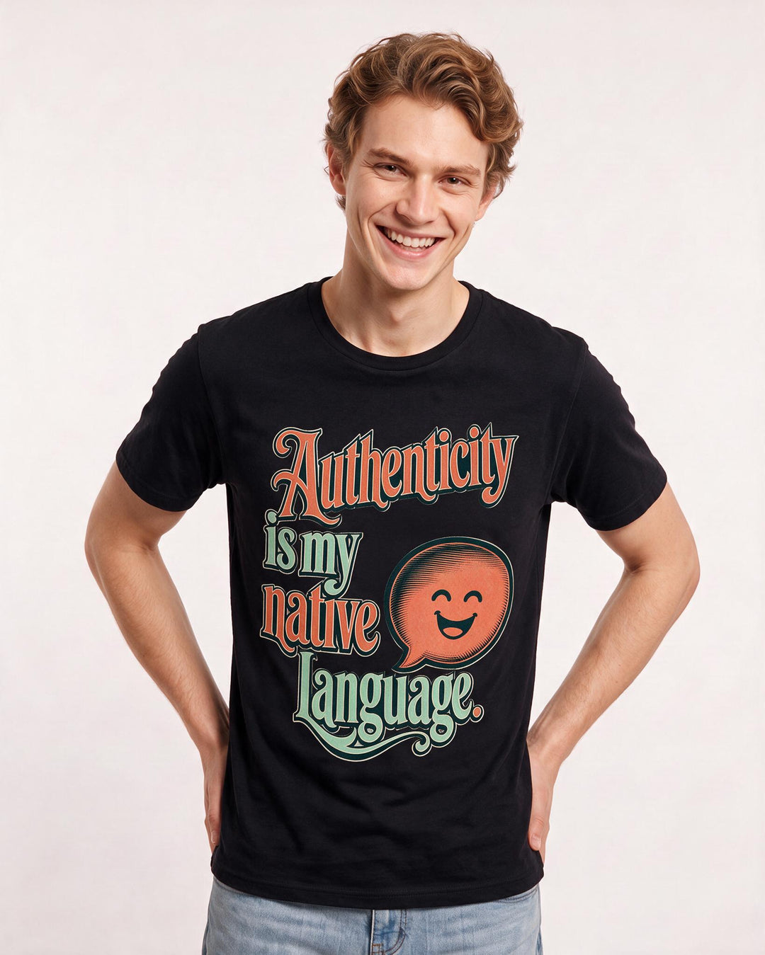 Pride Black T-Shirt for Men – Everyday Expression Graphic Tee product image 1