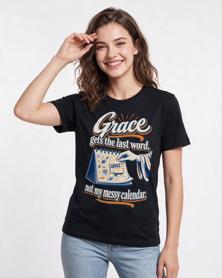 Christian Faith Black T-Shirt for Women – Everyday Expression Graphic Tee product image 1