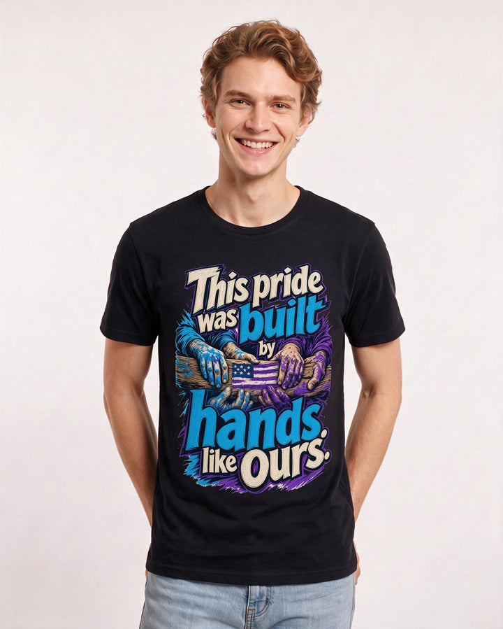 Patriotic Black T-Shirt for Men – Everyday Expression Graphic Tee product image 1