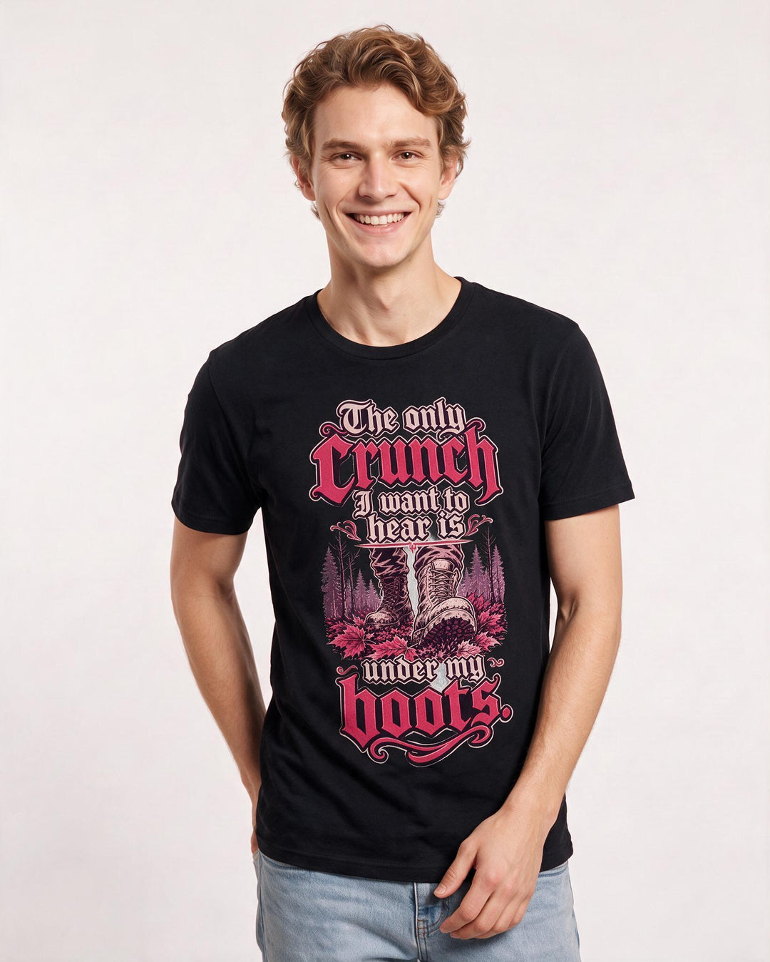 Hunting Black T-Shirt for Men – Everyday Expression Graphic Tee product image 1