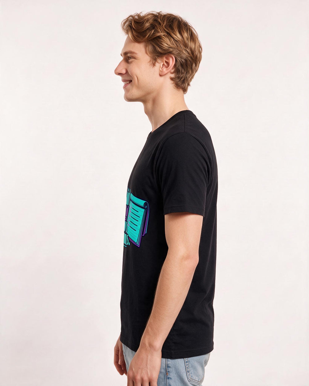 Political Statement Black T-Shirt for Men – Everyday Expression Graphic Tee product image 2