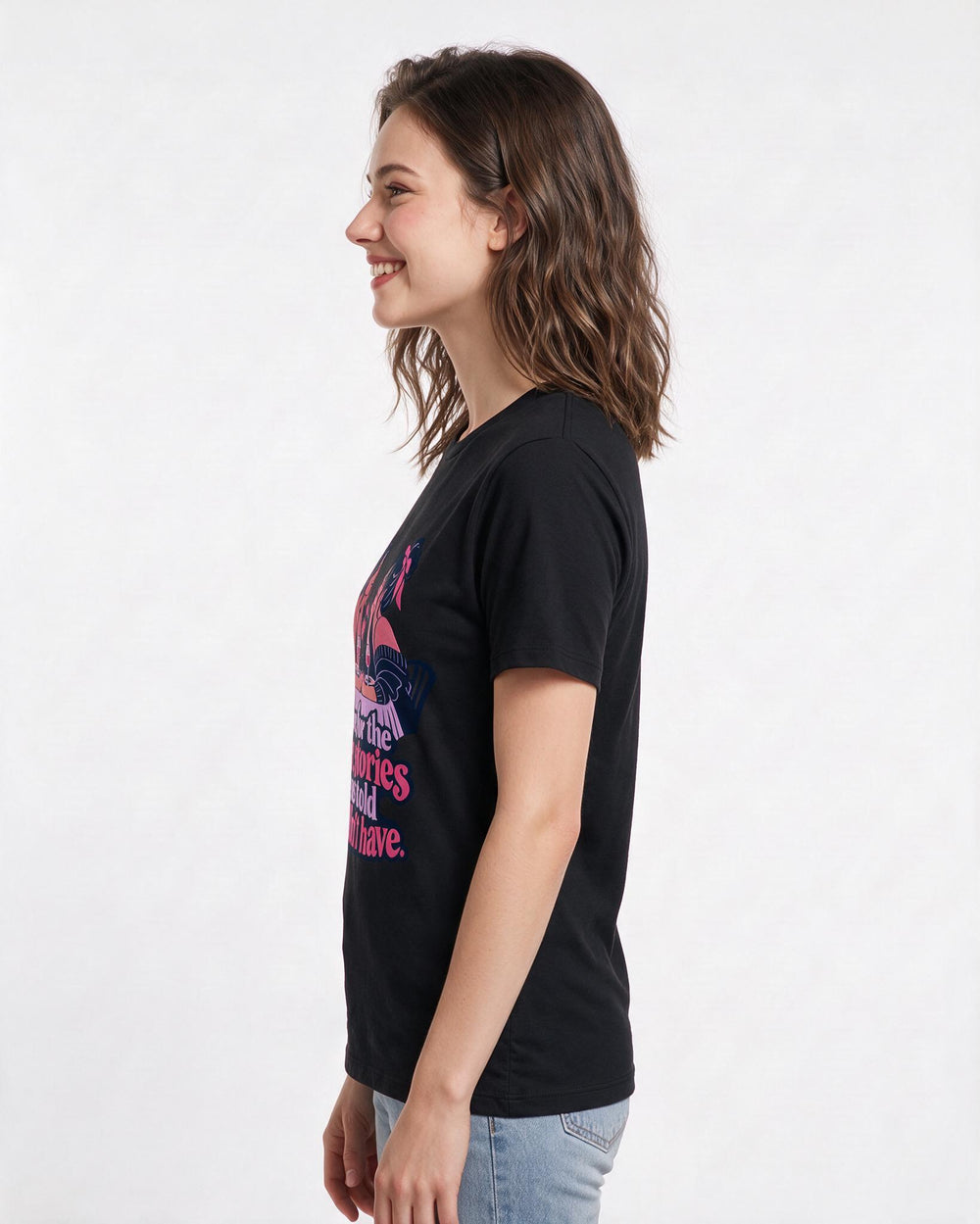Pride Black T-Shirt for Women – Everyday Expression Graphic Tee product image 2