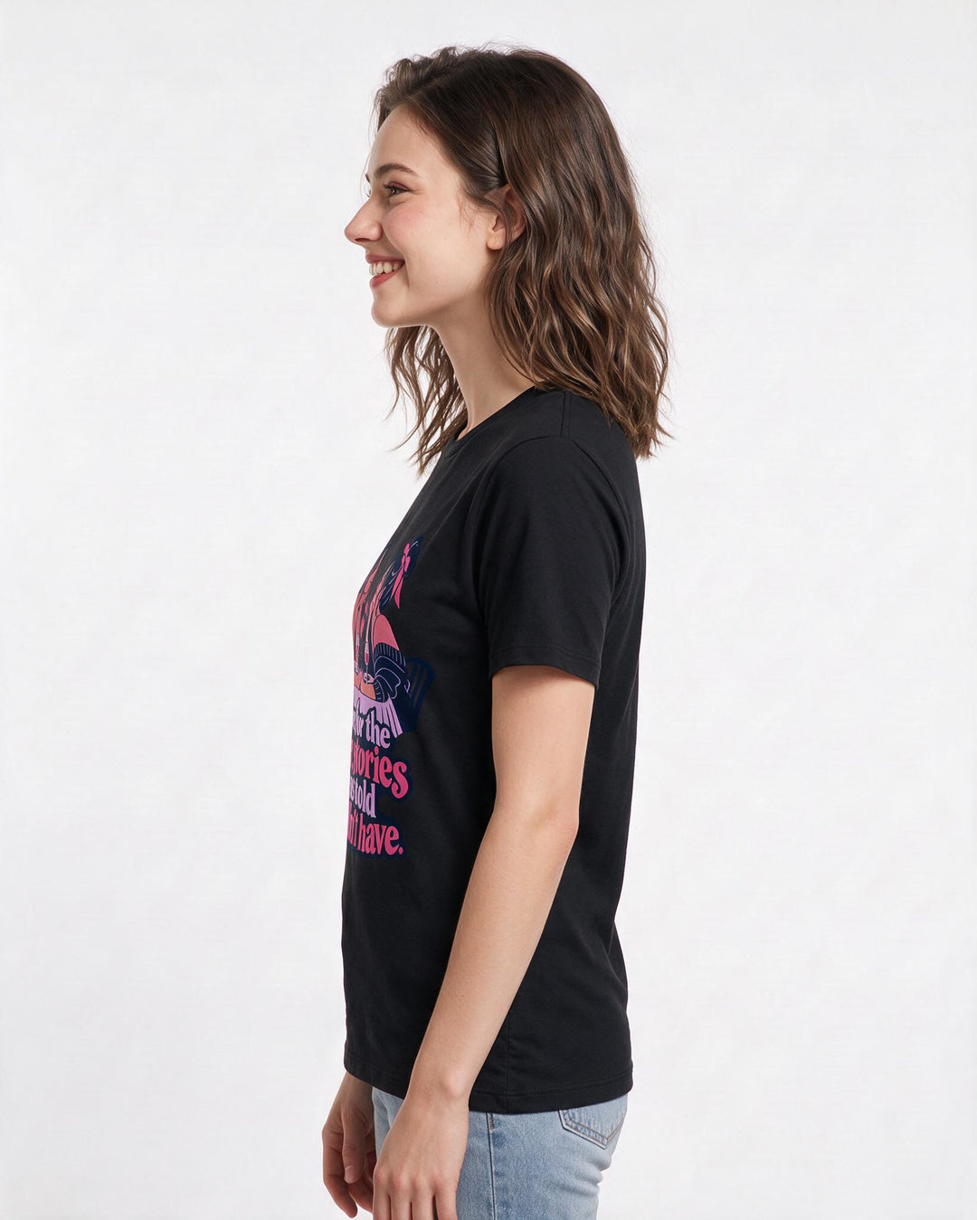 Pride Black T-Shirt for Women – Everyday Expression Graphic Tee product image 2
