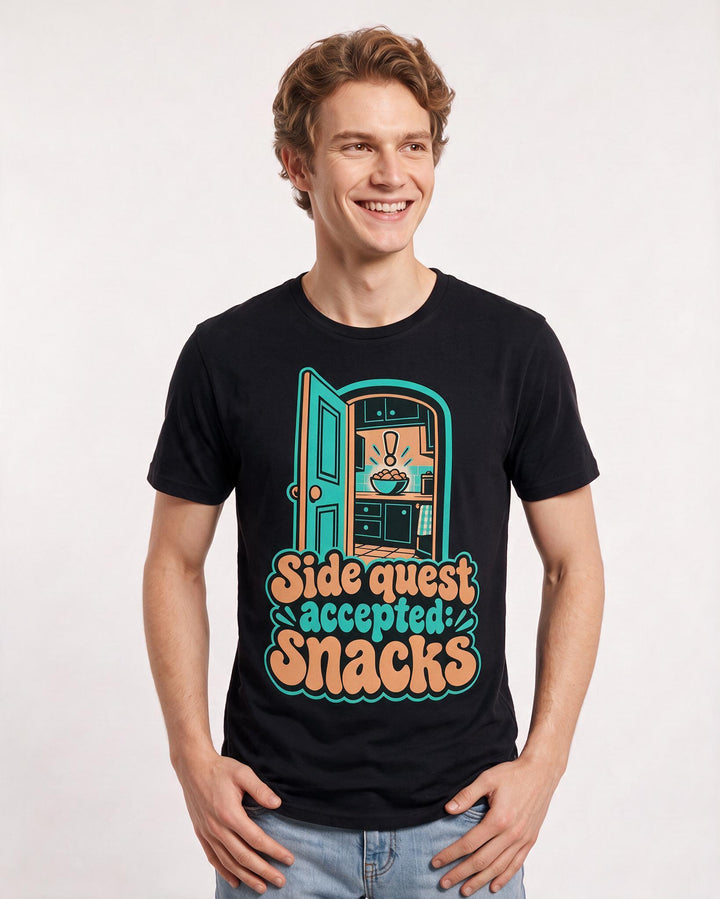 Gaming Black T-Shirt for Men – Game Night Graphic Tee product image 1