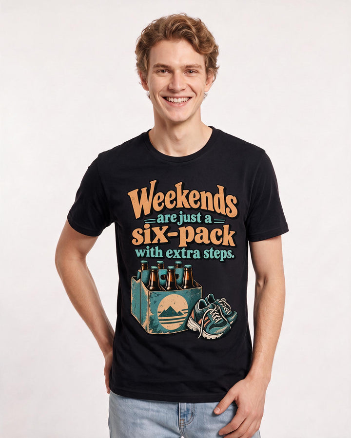Beer Black T-Shirt for Men – Everyday Expression Graphic Tee product image 1