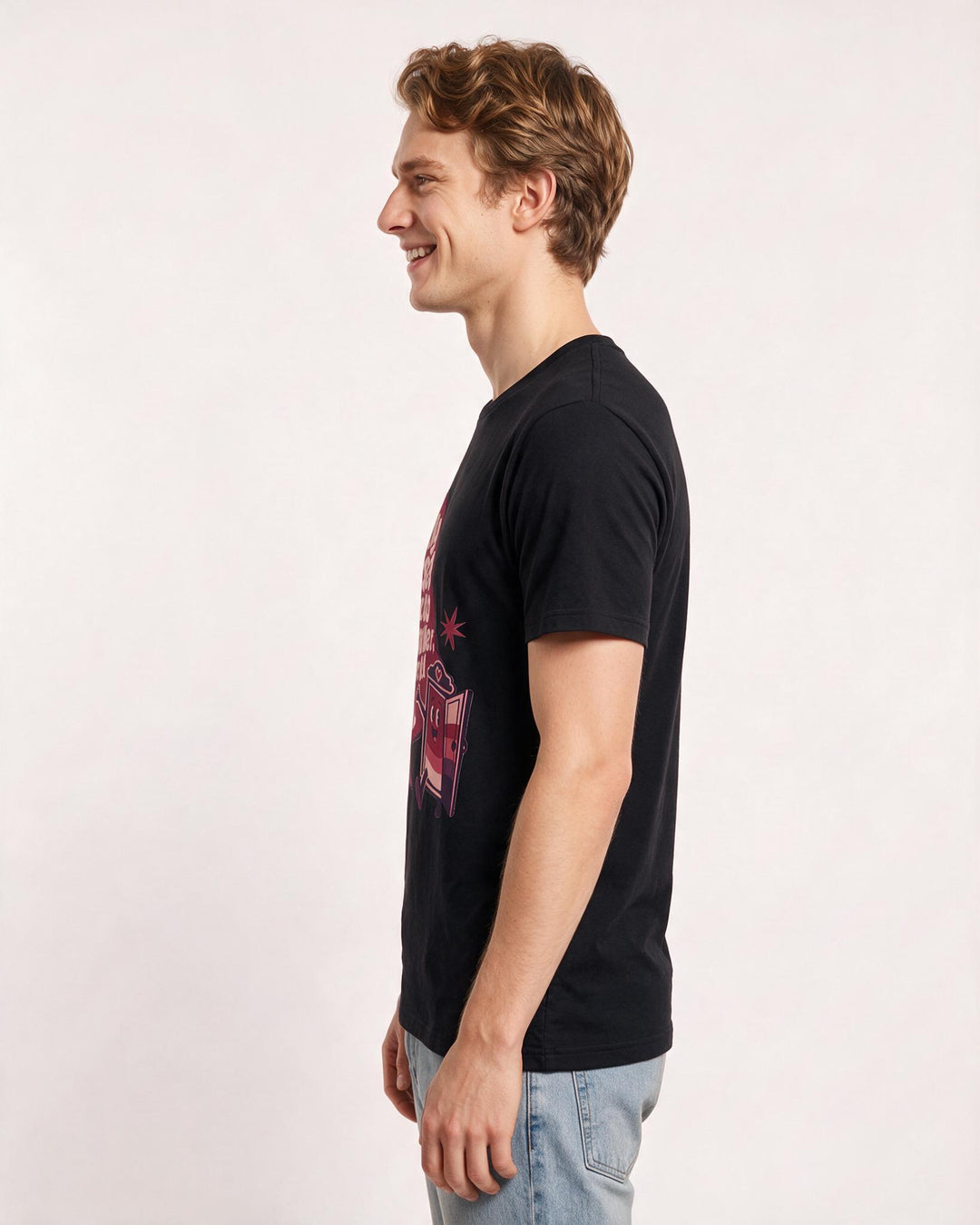 Graphic Men's Black T-Shirt - My closet used to be smaller, my world product image 2