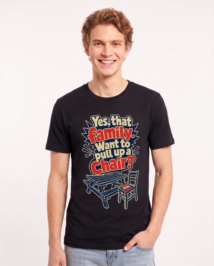 Pride Black T-Shirt for Men – Everyday Expression Graphic Tee product image 1