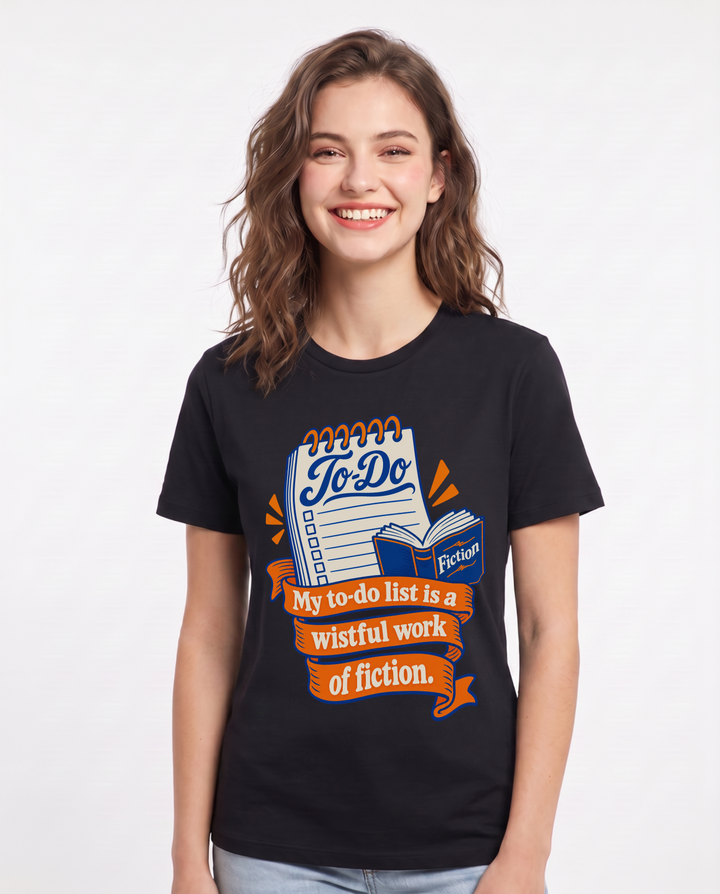 Meme Black T-Shirt for Women – Everyday Expression Graphic Tee product image 3
