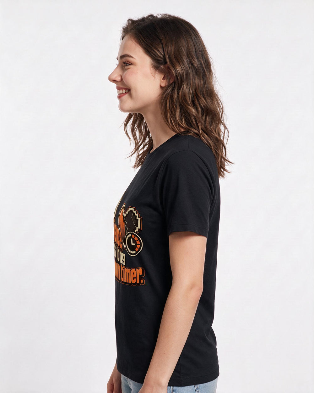 Gaming Black T-Shirt for Women – Game Night Graphic Tee product image 2
