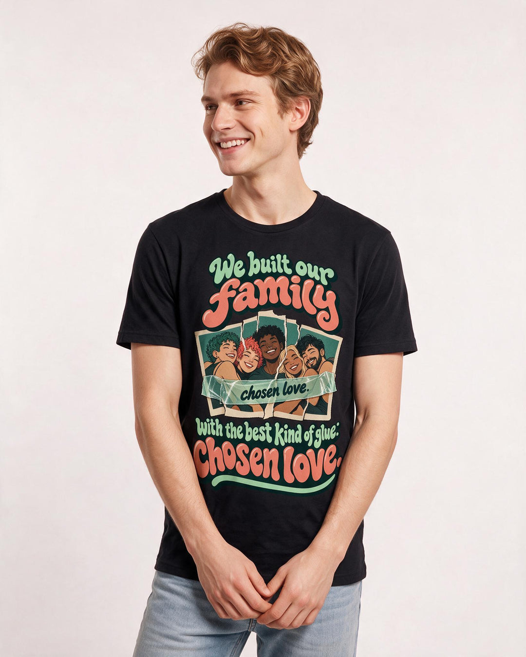 Pride Black T-Shirt for Men – Everyday Expression Graphic Tee product image 1