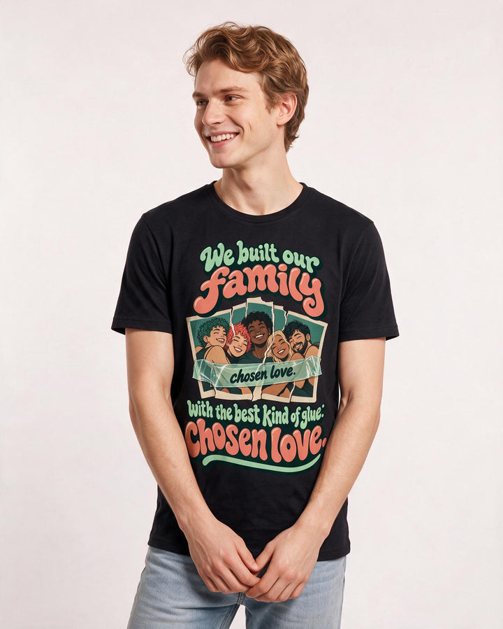 Pride Black T-Shirt for Men – Everyday Expression Graphic Tee product image 1