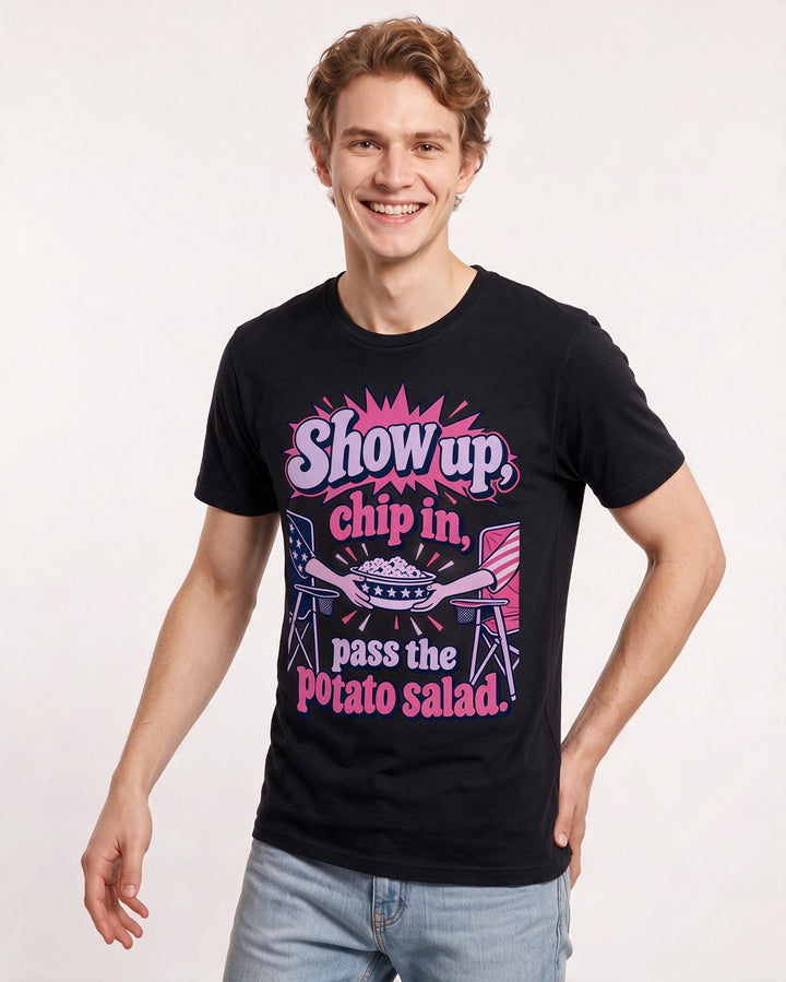 Patriotic Black T-Shirt for Men – Everyday Expression Graphic Tee product image 1