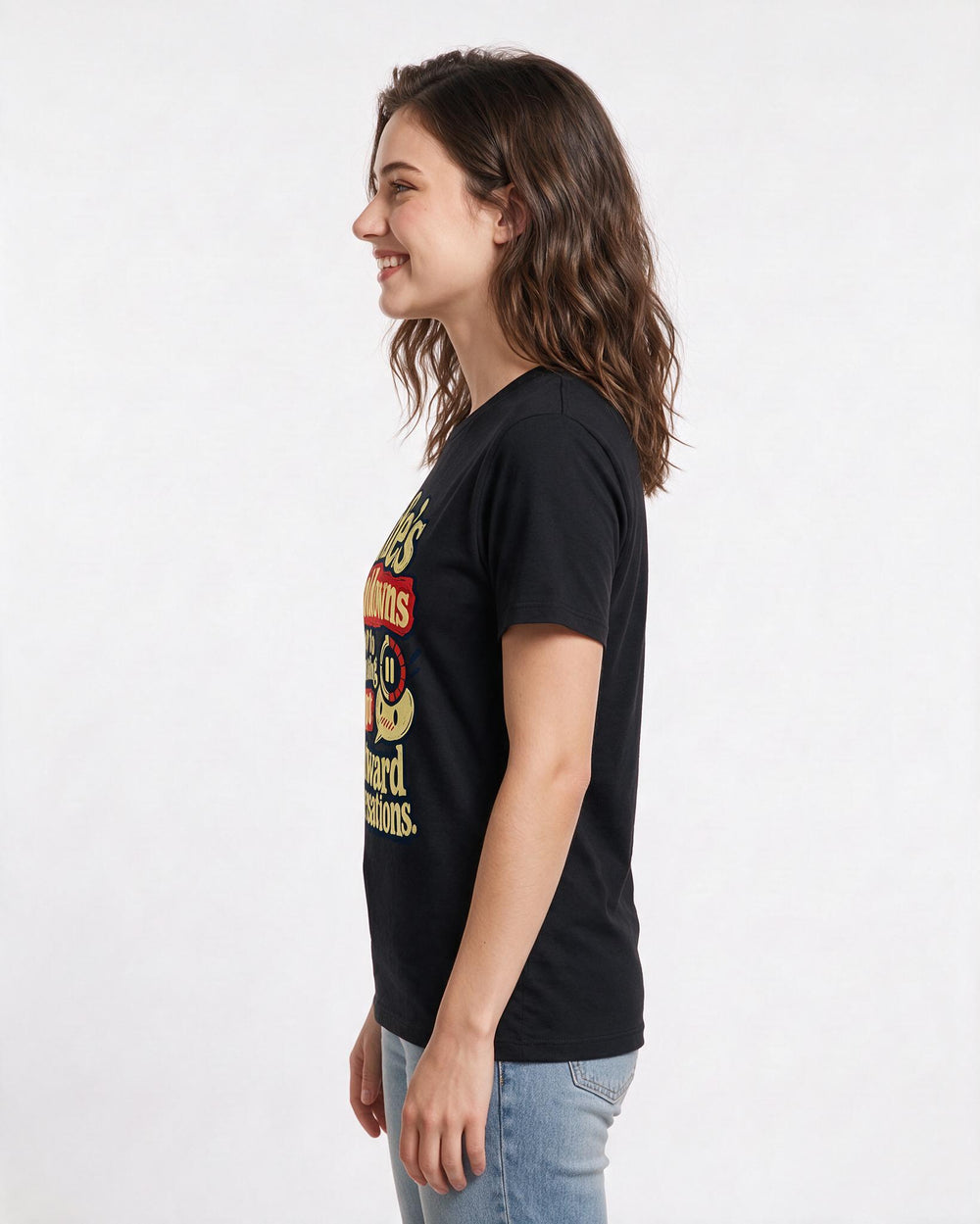 Gaming Black T-Shirt for Women – Game Night Graphic Tee product image 2