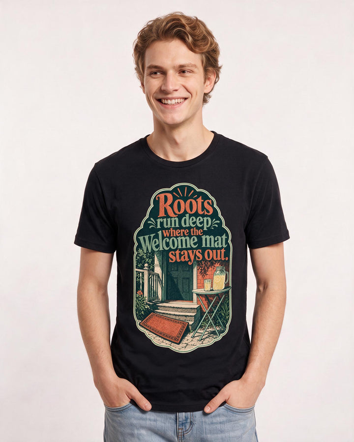 Patriotic Black T-Shirt for Men – Everyday Expression Graphic Tee product image 1