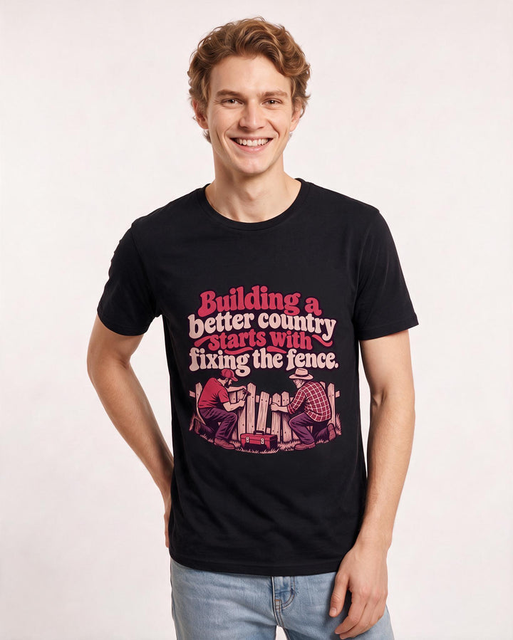 Patriotic Black T-Shirt for Men – Everyday Expression Graphic Tee product image 1