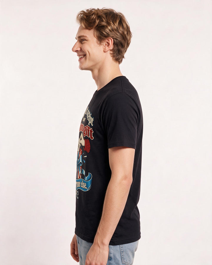 Christmas Black T-Shirt for Men – Holiday Theme Graphic Tee product image 2