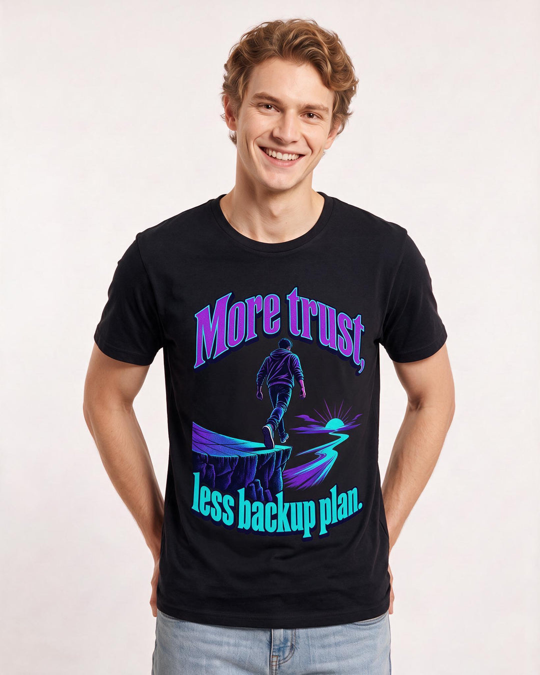 Christian Faith Black T-Shirt for Men – Everyday Expression Graphic Tee product image 1