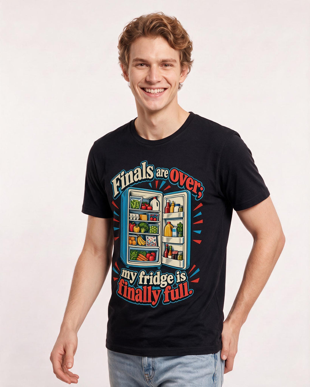 Graduation Black T-Shirt for Men – Everyday Expression Graphic Tee product image 1