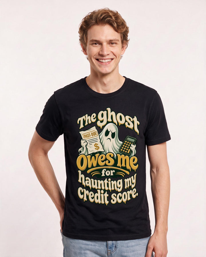 Halloween Black T-Shirt for Men – Halloween Theme Graphic Tee product image 1