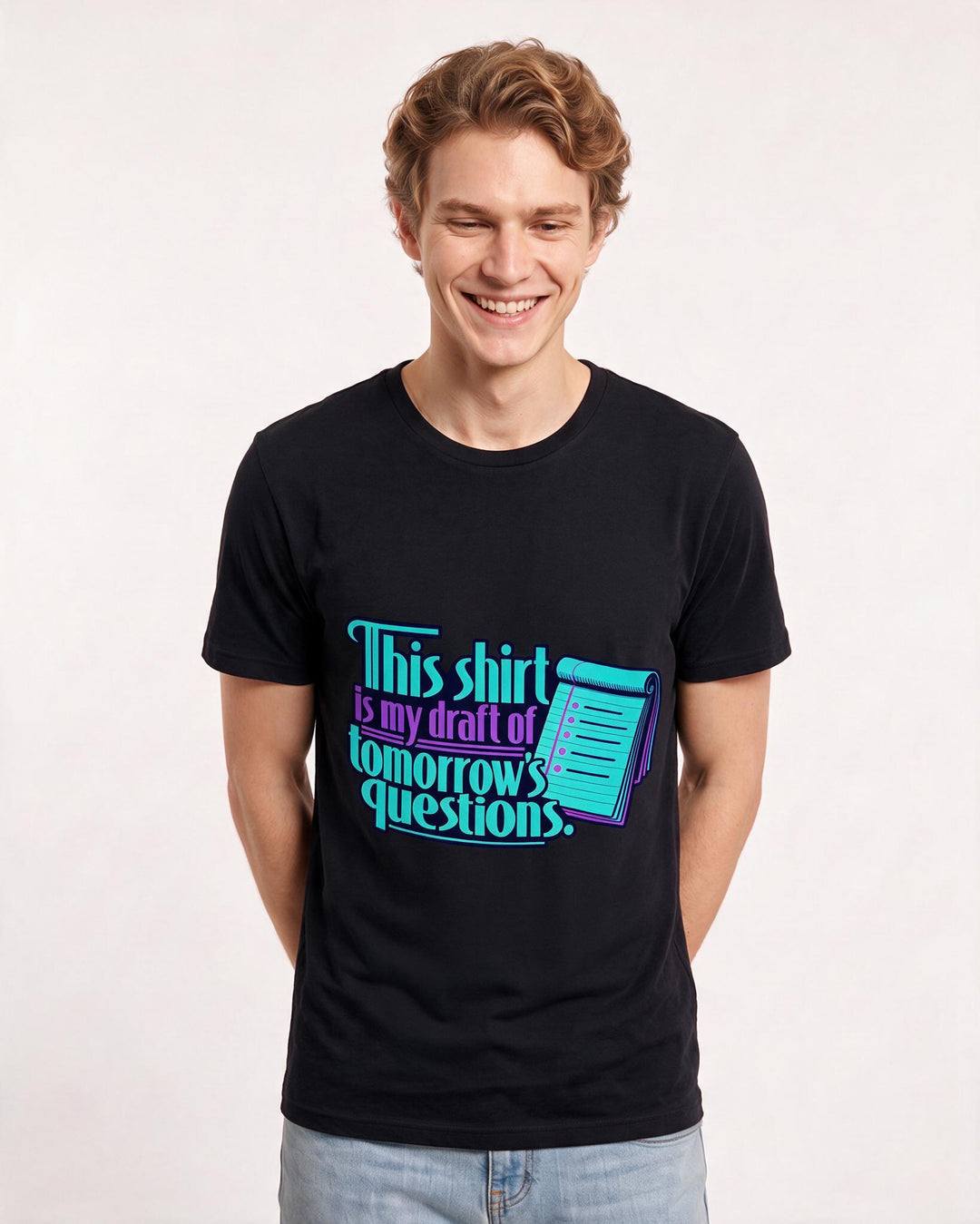 Political Statement Black T-Shirt for Men – Everyday Expression Graphic Tee product image 1