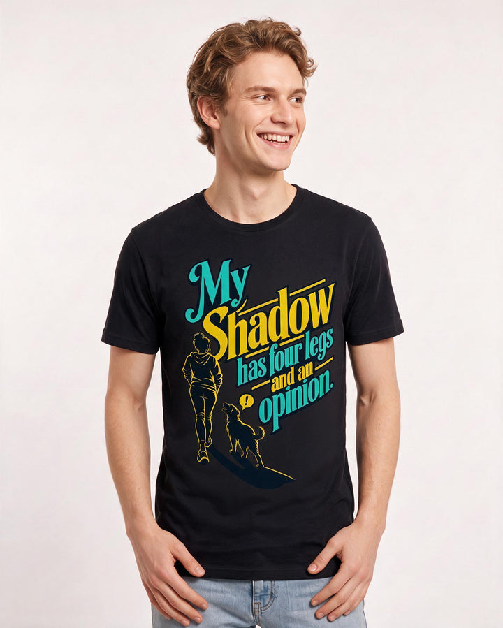 Cat Lover Black T-Shirt for Men – Everyday Expression Graphic Tee product image 1