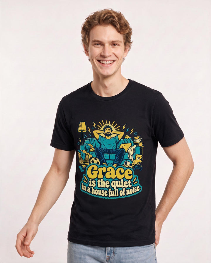Christian Faith Black T-Shirt for Men – Everyday Expression Graphic Tee product image 1
