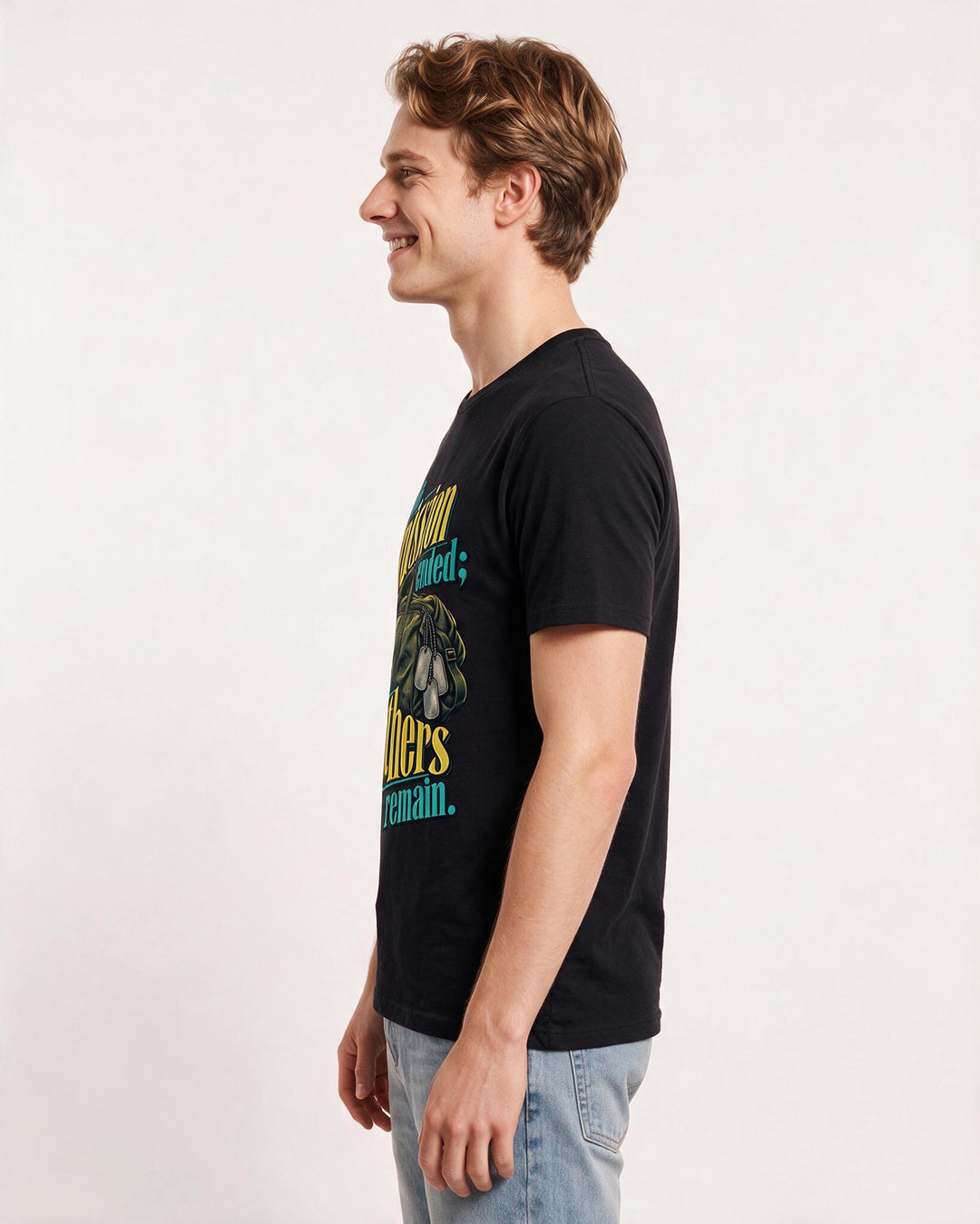 Veteran Black T-Shirt for Men – Everyday Expression Graphic Tee product image 2