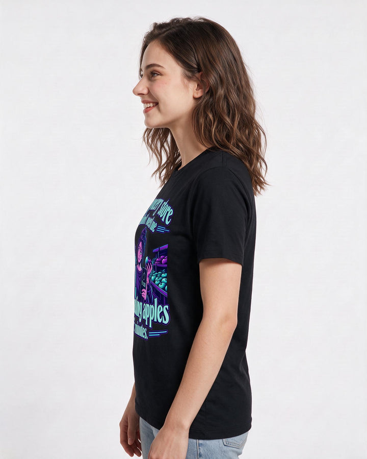 Meme Black T-Shirt for Women – Everyday Expression Graphic Tee product image 2