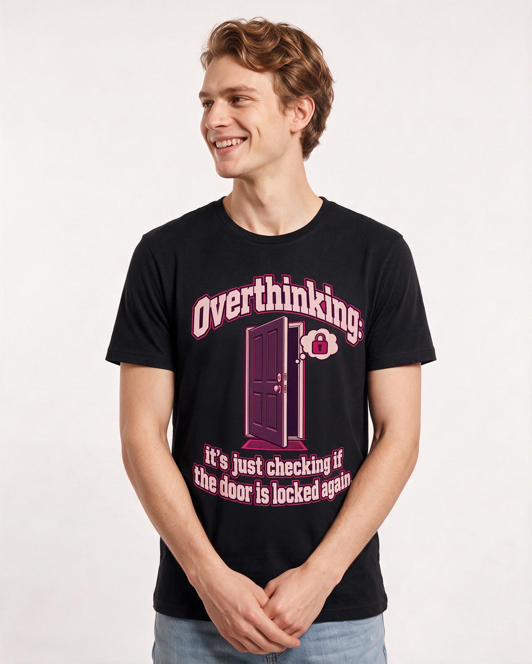 Meme Black T-Shirt for Men – Everyday Expression Graphic Tee product image 1